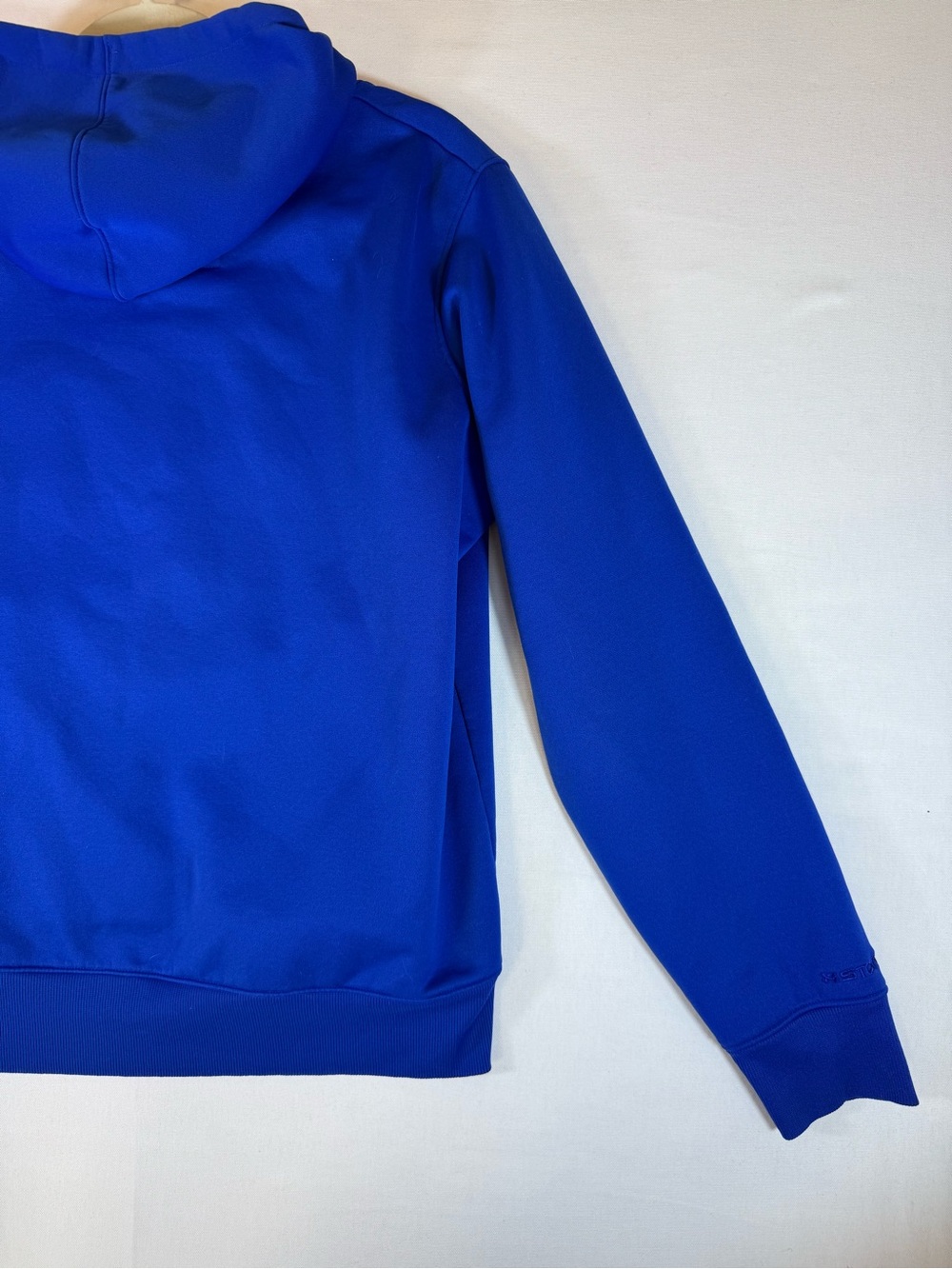 Under Armour Blue Hoodie with Neon Green Logo - Picture 12 of 14